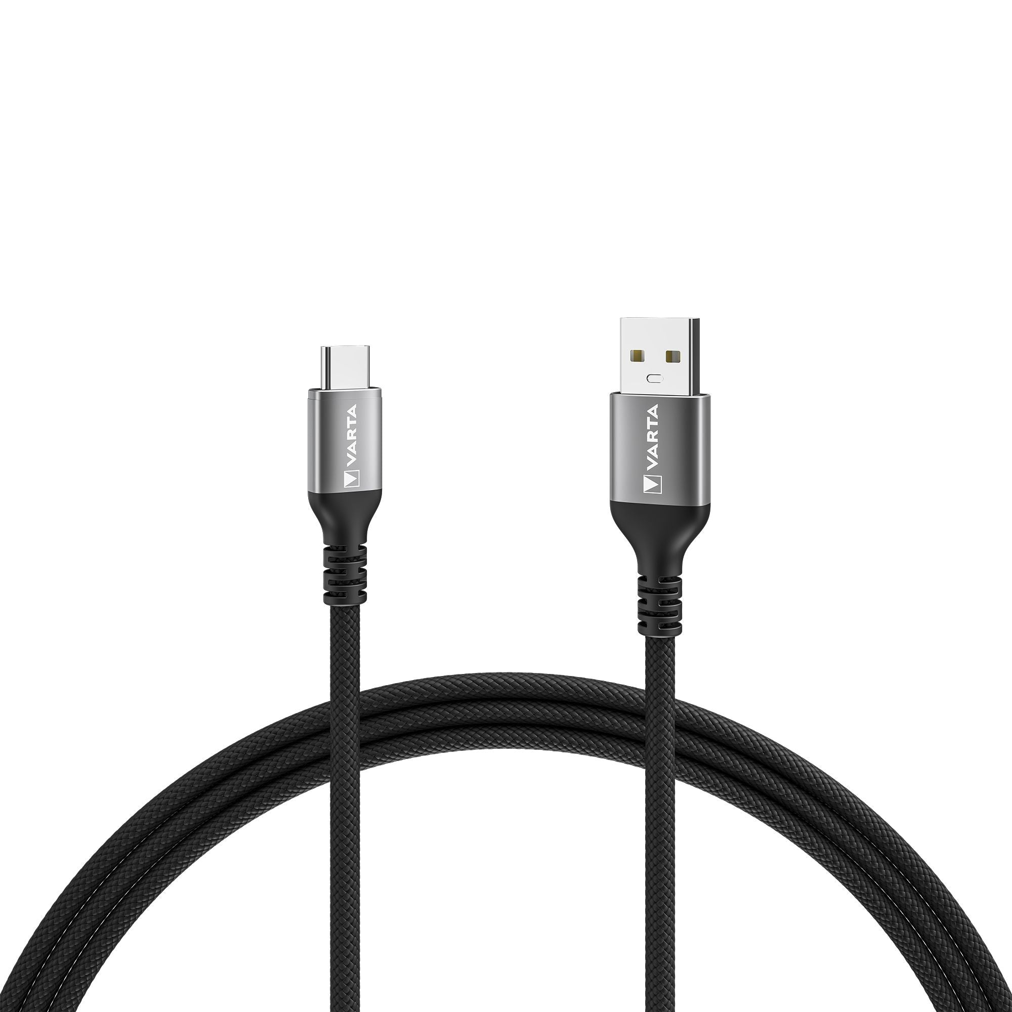 VARTA Speed Premium Ladekabel USB-A auf USB-C 2m schwarz VARTA Speed Premium Ladekabel USB-A auf USB-C 2m schwarz
